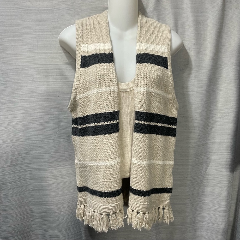 Fringe Knit Vest